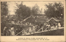 Ideal Park Endicott, NY Postcard Postcard