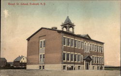 Broad St. School Endicott, NY Postcard Postcard