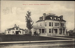 George F. Johnson's Residence Endicott, NY Postcard Postcard