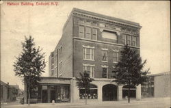 Mattoon Building Endicott, NY Postcard Postcard