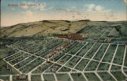 Birdseye View Endicott, NY Postcard Postcard