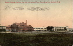 Bundy Adding Machine Co. and International Time Recording Co Endicott, NY Postcard Postcard