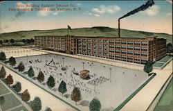 Endicott-Johnson Co. - Sales Building, Play Ground and Tennis Court New York Postcard Postcard