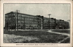 Endicott and Johnson Shoe Factory Postcard