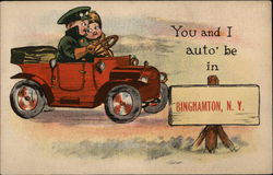 You and I Auto Be Binghamton, NY Postcard Postcard