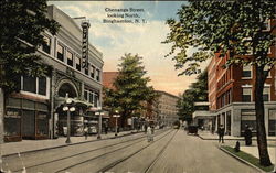 Chenango Street, looking north Postcard