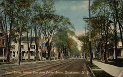 Court Street, Looking East From Carrol Street Binghamton, NY Postcard Postcard