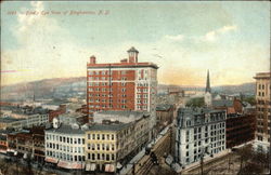 Bird's Eye View of Town Postcard