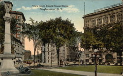 View from Court House Steps Postcard