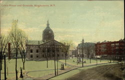 Court House and Grounds Postcard