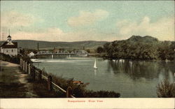 Susquehanna River View Binghamton, NY Postcard Postcard