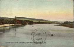 Looking East From Tompkins Street Bridge Postcard