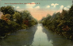 View of the Susquehanna River Postcard