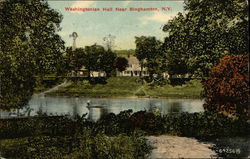 Washington Hall Binghamton, NY Postcard Postcard