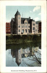 Government Building Binghamton, NY Postcard Postcard