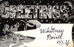 Greetings from Whitney Point, NY Postcard