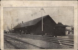 D. L. & W. Station Whitney Point, NY Postcard Postcard