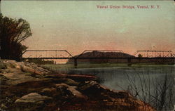 Vestal Union Bridge Postcard