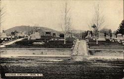 Riverside Cemetery Union, NY Postcard Postcard