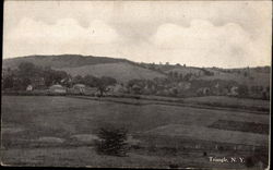 View of the Town Triangle, NY Postcard Postcard