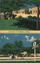 "D" Courts Carlsbad, NM Postcard Postcard