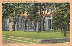 Barnstable Country Court House Massachusetts Postcard Postcard