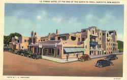 La Fonda Hotel At The End Of The Santa Fe Trail New Mexico Postcard Postcard