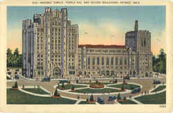 Masonic Temple Postcard