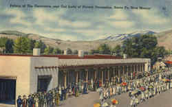 Palace Of The Governors Santa Fe, NM Postcard Postcard