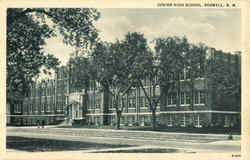 Jounior High School Roswell, NM Postcard Postcard