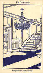 Reception Hall And Stairway Postcard