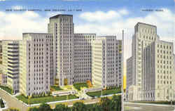 New Charity Hospital New Orleans, LA Postcard Postcard