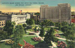 Lafayette Square New Orleans, LA Postcard Postcard