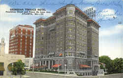 Georgian Terrace Hotel, Peachtree Street and ponce De Leon Ave Atlanta, GA Postcard Postcard