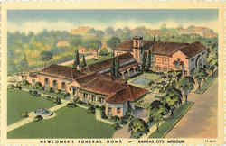 Newcomer's Funeral Home Postcard