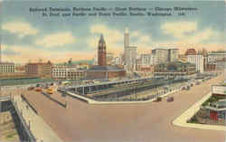 Railroad Terminals Postcard