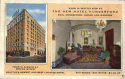 The New Hotel Hungerford Seattle, WA Postcard Postcard