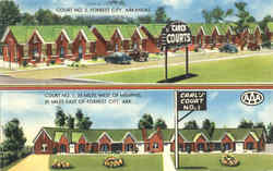 Carl's Courts Forrest City, AR Postcard Postcard