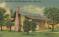 Log Cabin , Jansen Park Postcard