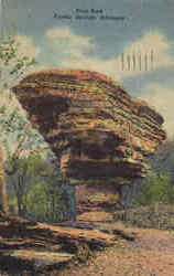 Pivot Rock Eureka Springs, AR Postcard Postcard