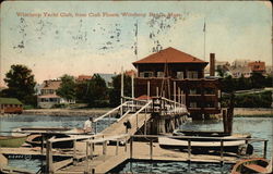 Winthrop Yacht Club, from Club Floats Postcard