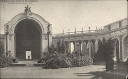 A Niche in the Court of Four Seasons 1915 Panama-Pacific Exposition Postcard Postcard