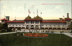 Bathing Pavilion Redondo Beach, CA Postcard Postcard