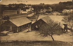 West Buxton, Maine Postcard