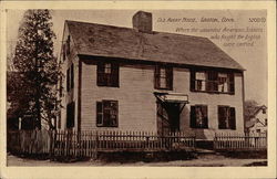 Old Avery House Groton, CT Postcard Postcard