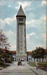 Fort Sheridan, the water tower Illinois Postcard Postcard