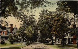 Academy St. Looking West Postcard