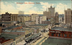 Bird's Eye View Houston, TX Postcard Postcard