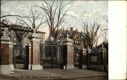 Brown University - New Gates Providence, RI Postcard Postcard