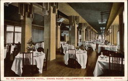 Grand Canyon Hotel, Dining Room Postcard